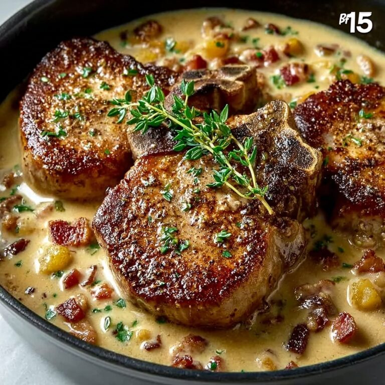 Country Fried Pork Chops with Bacon Gravy Recipe
